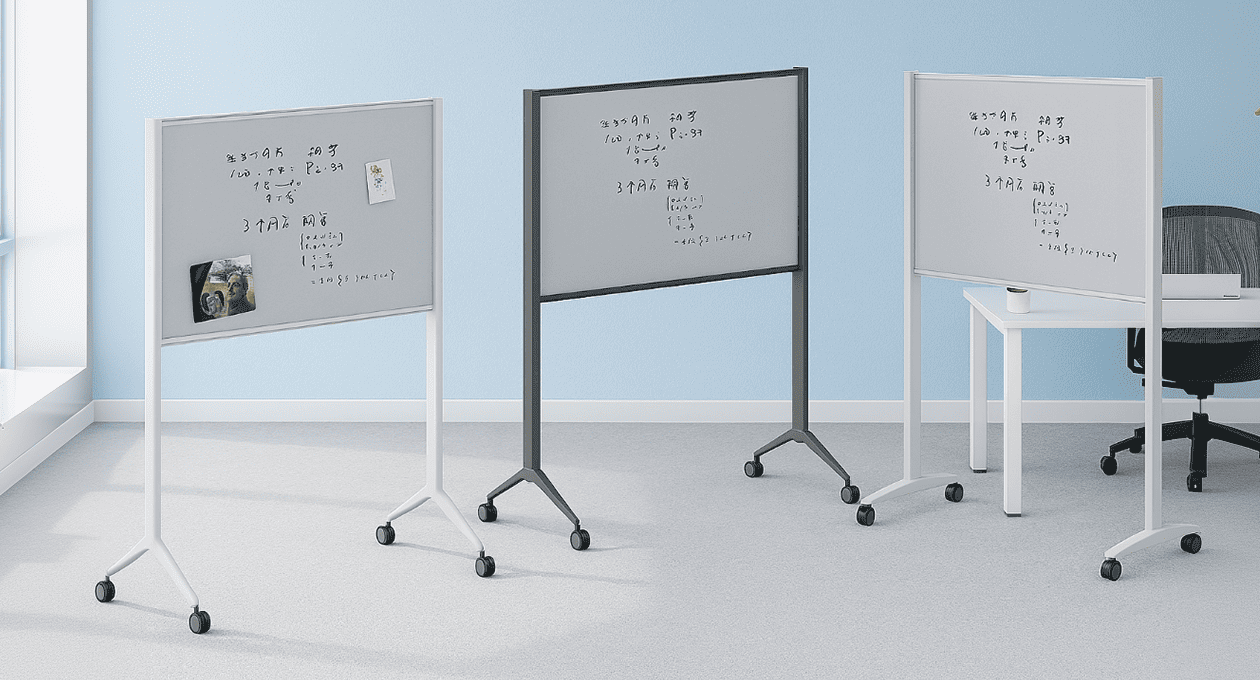 Movable whiteboard, a flexible helper for collaboration